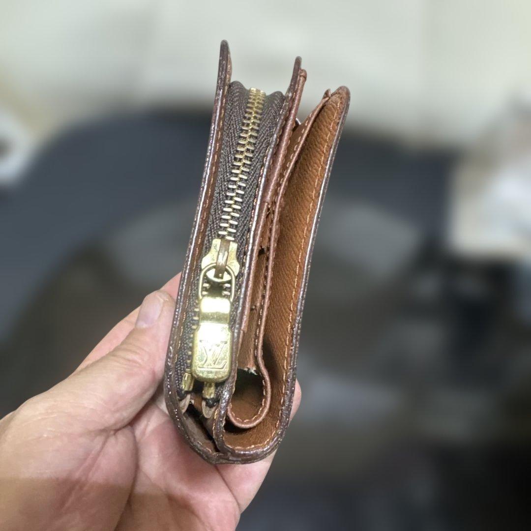 ④☆優良品☆モノグラム♪コンパクトジップ 折り財布