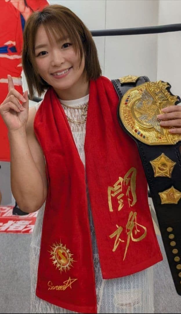 ア*ク様 Sareee × 闘魂タオル　スターダム　STARDOM　女子プロレス