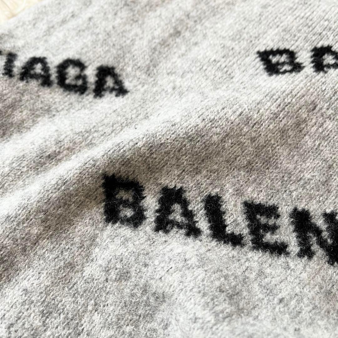 BALENCIAGA バレンシアガ　ロゴ マフラー ストール