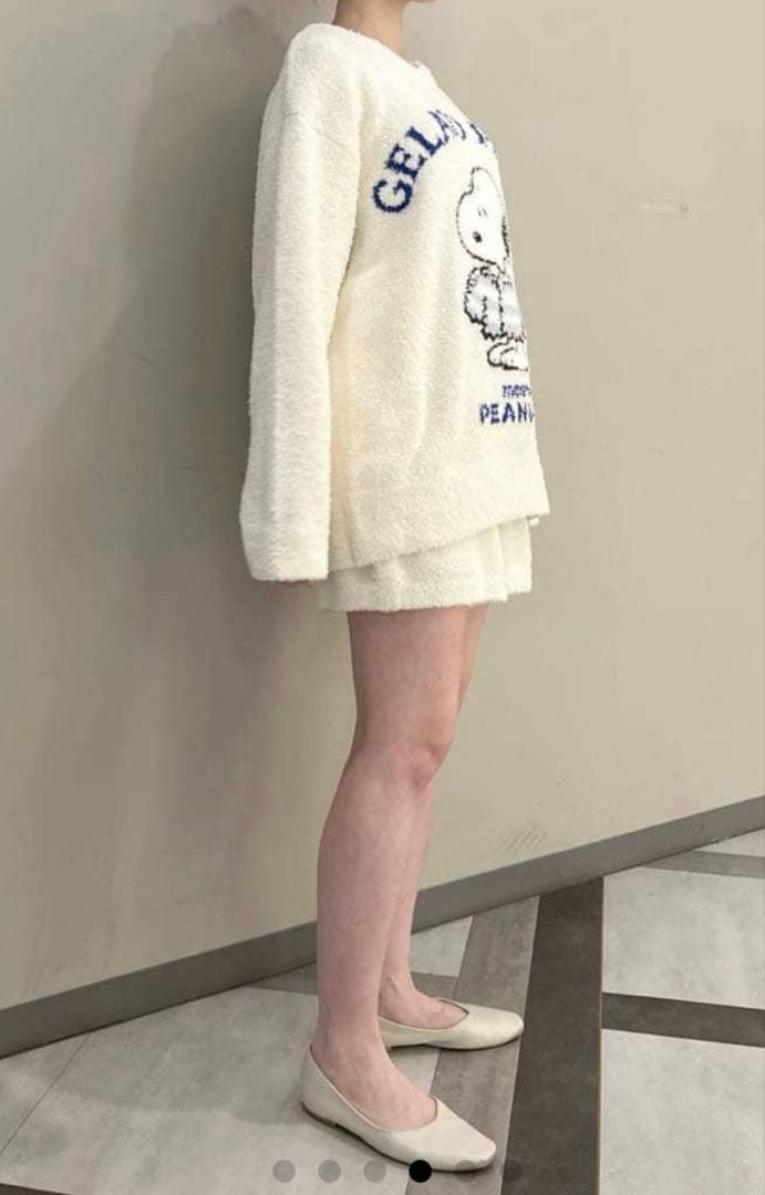 新品♡ジェラートピケ♡ 限定スヌーピージャガードプルオーバ＆ショートパンツセット