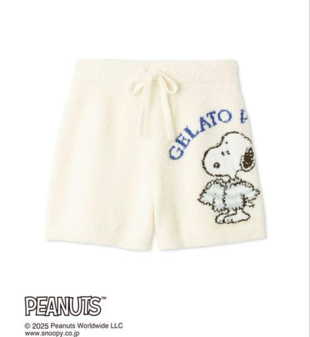 新品♡ジェラートピケ♡ 限定スヌーピージャガードプルオーバ＆ショートパンツセット