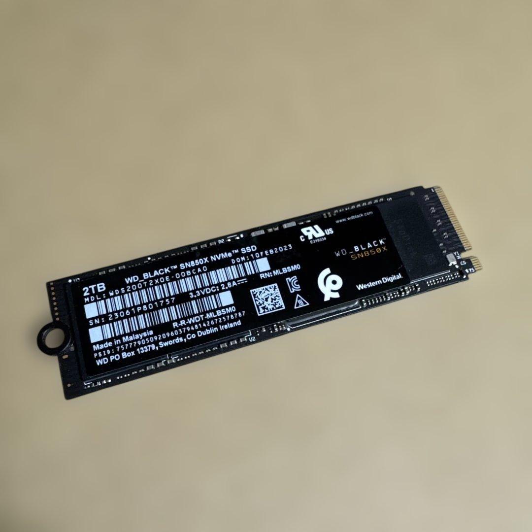内蔵型SSD WD_BLACK SN850X NVMe SSD 2TB