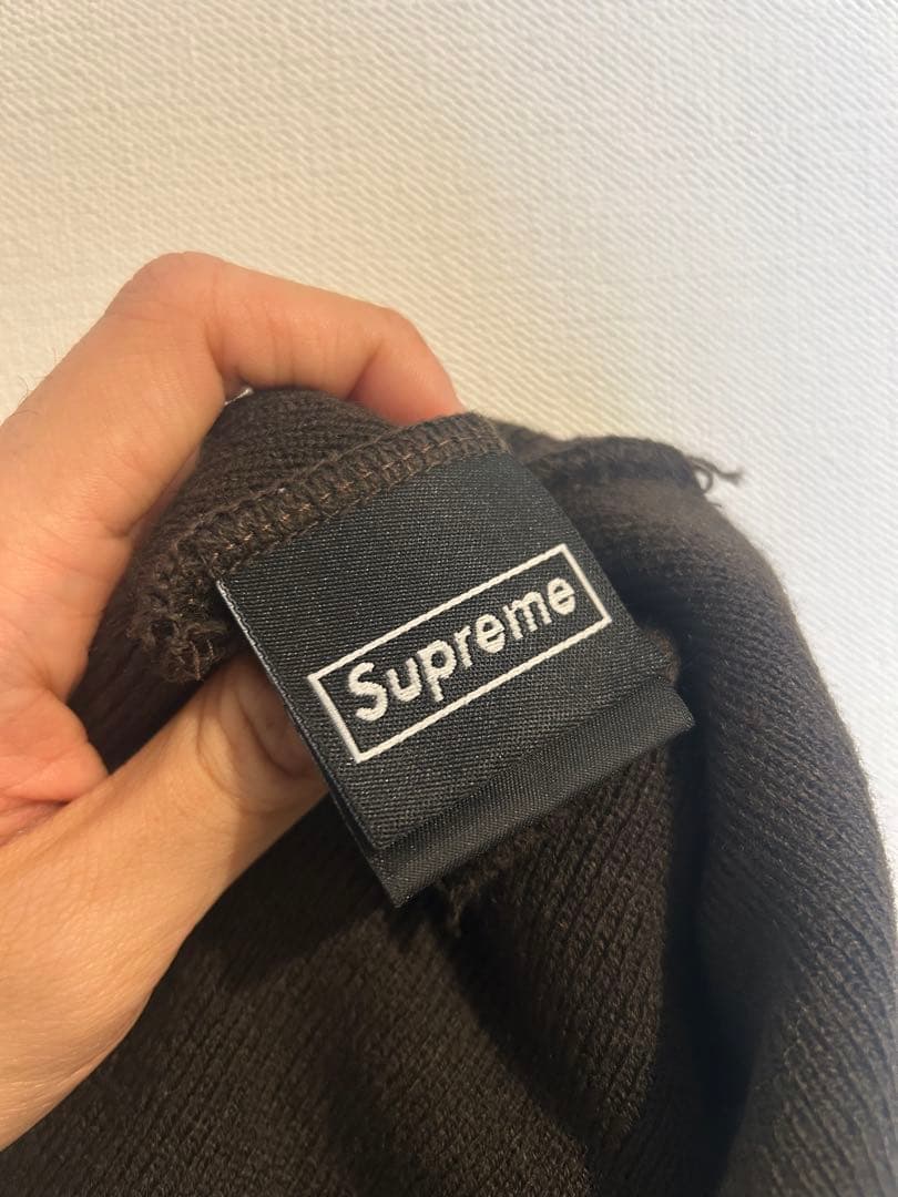 Supreme ボックスロゴビーニー new era ニット帽　正規品　新品