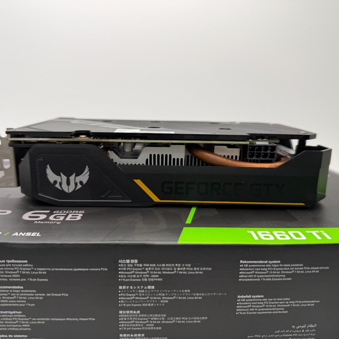 ③ASUS TUF-GTX1660TI-T6G-EVO-GAMING グラボ