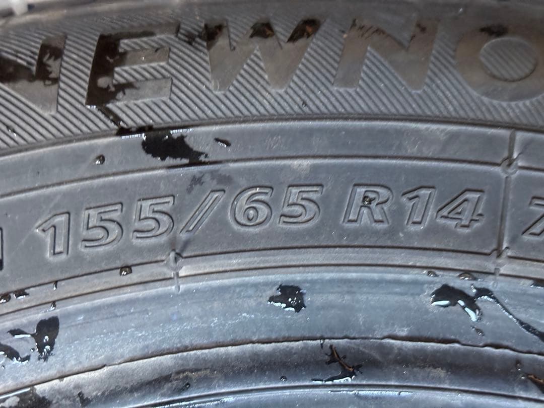 23年製　ブリヂストンNEWMO 155/65R14 　4本
