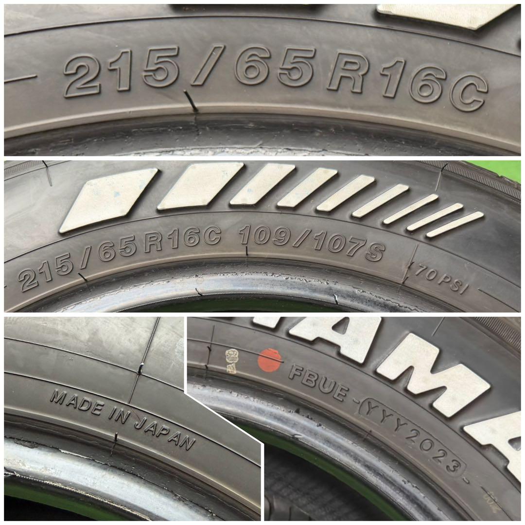 送料込2023年製ヨコハマ パラダPA03◆215/65R16C109/107S