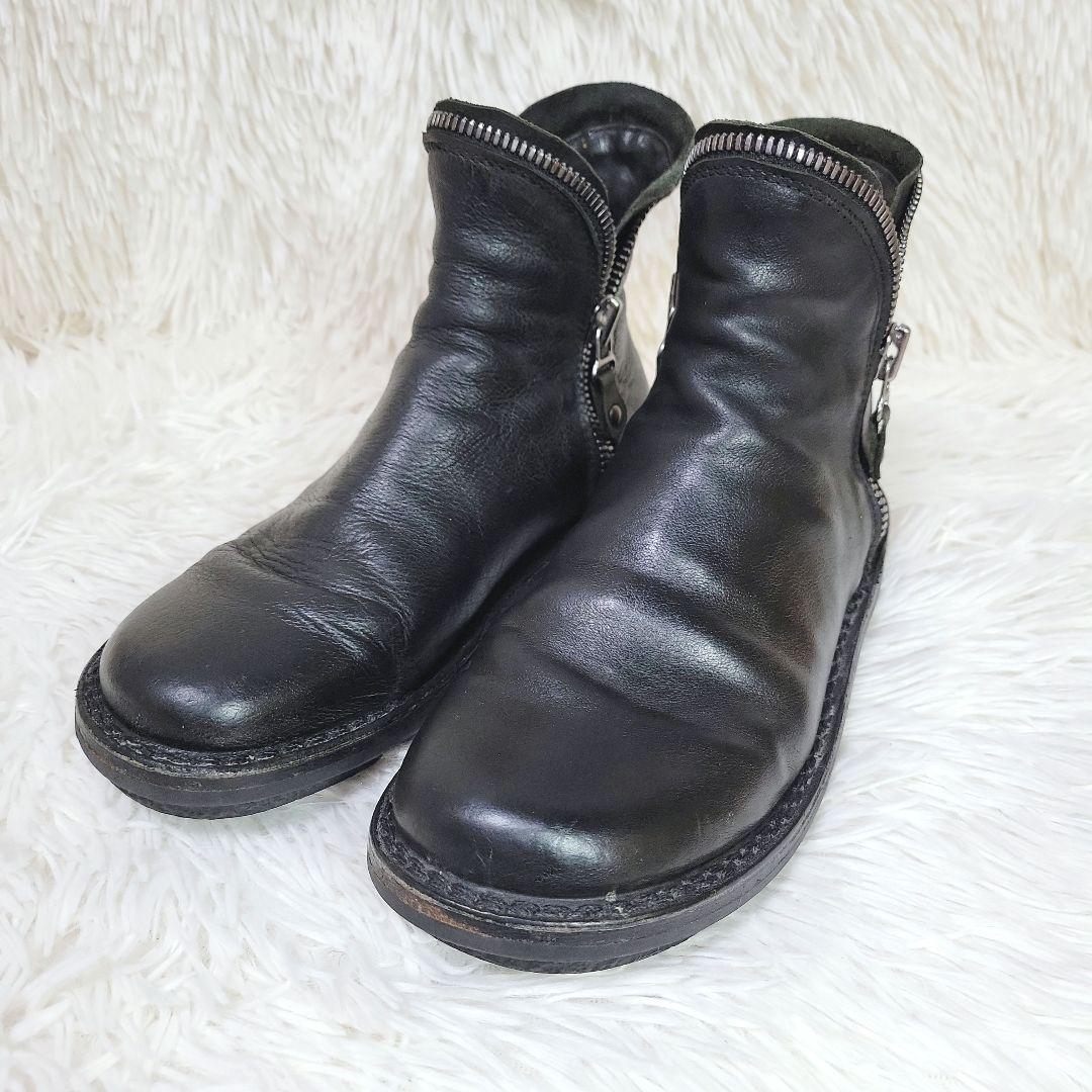 希少モデル✨trippen Diesel Wサイドジップ　ショートブーツ