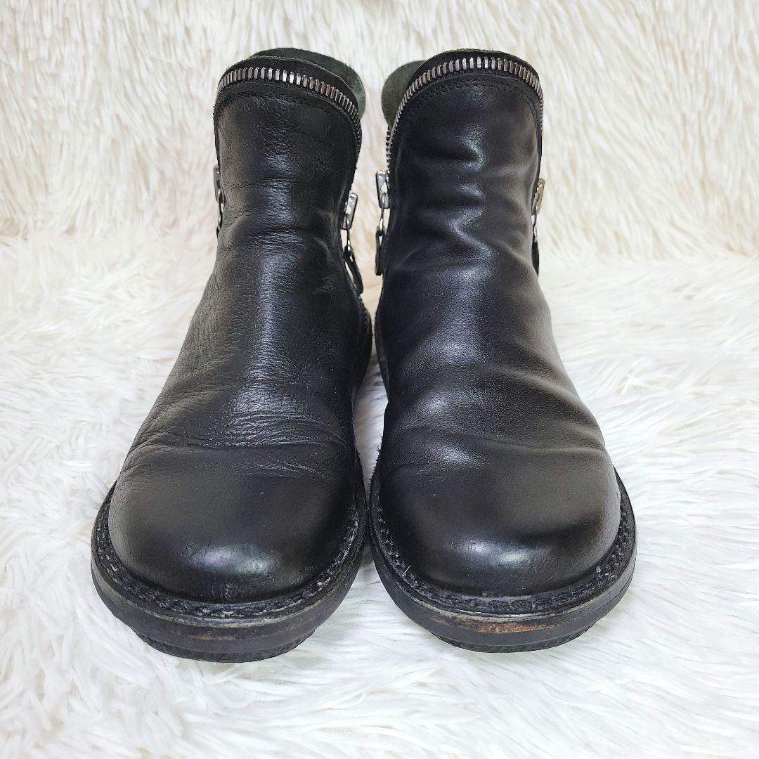 希少モデル✨trippen Diesel Wサイドジップ　ショートブーツ