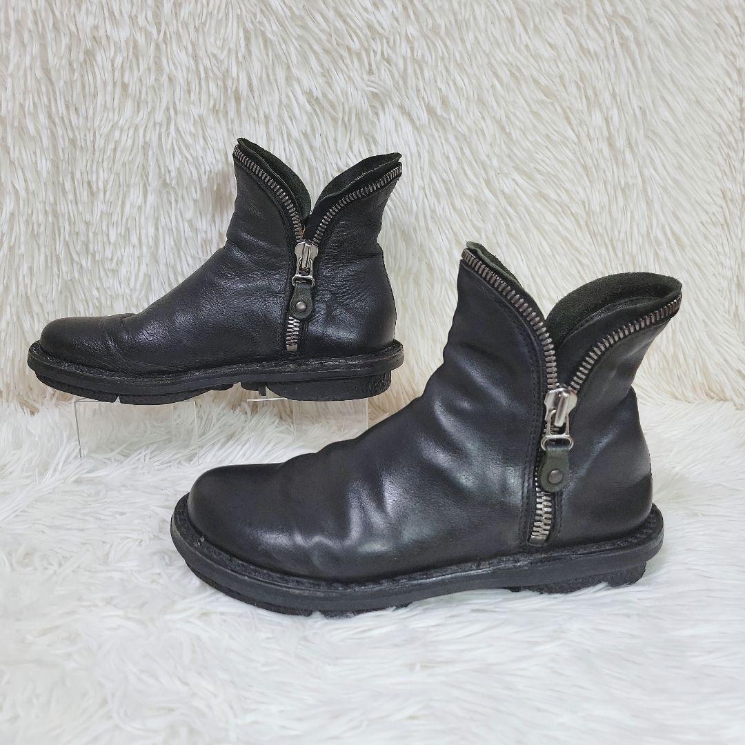 希少モデル✨trippen Diesel Wサイドジップ　ショートブーツ