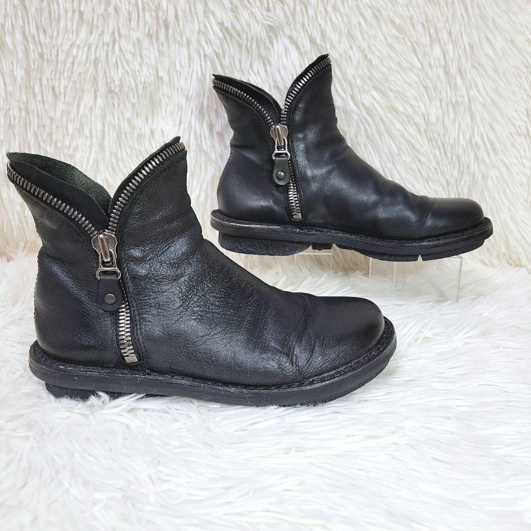 希少モデル✨trippen Diesel Wサイドジップ　ショートブーツ