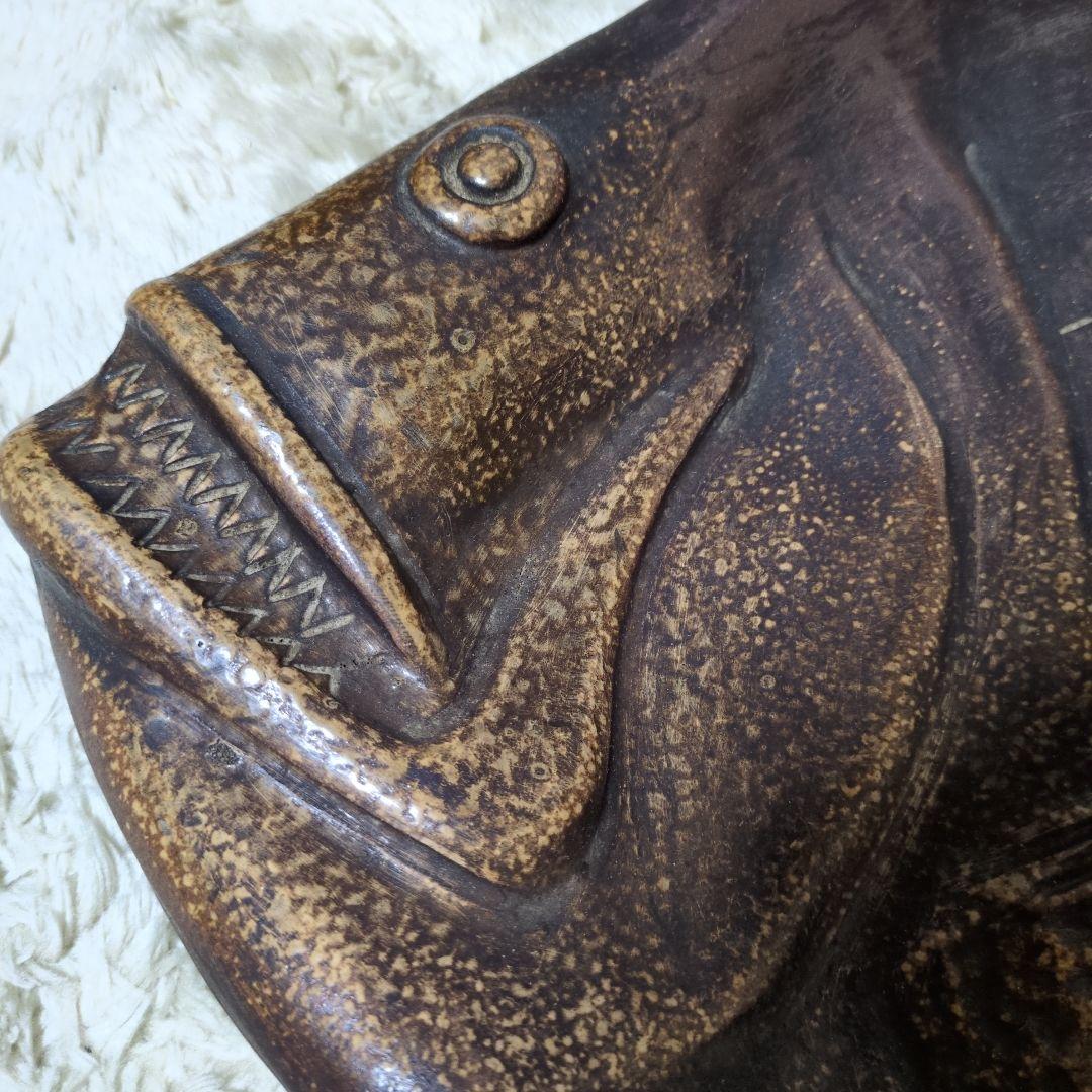 ミ*コ様 備前焼　魚型　大皿　飾皿