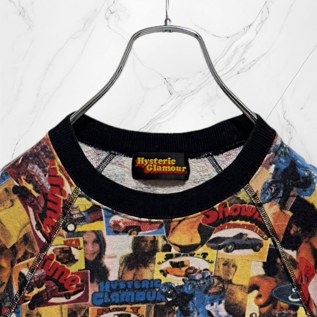 【入手困難☆90s】ヒステリックグラマー　リンガーTシャツ 裏起毛　Y2K