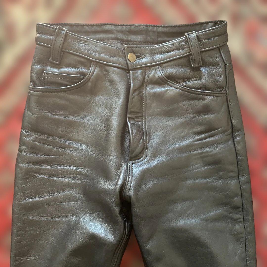 VANSON レザーパンツ 5ポケット 29インチ USA木村拓哉