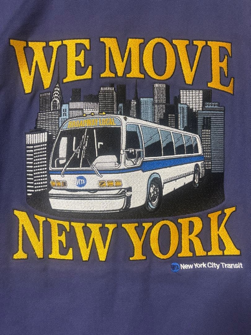 OnlyNY ネイビー ベスト WE MOVE NEW YORK