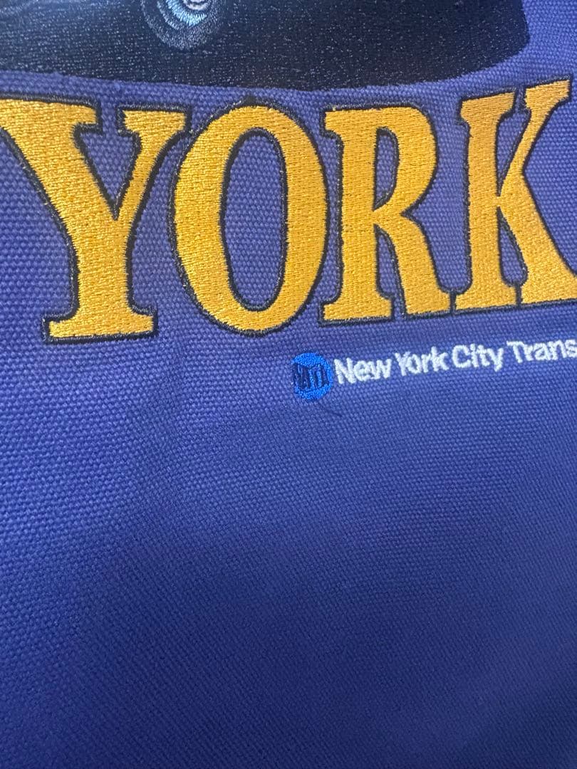 OnlyNY ネイビー ベスト WE MOVE NEW YORK