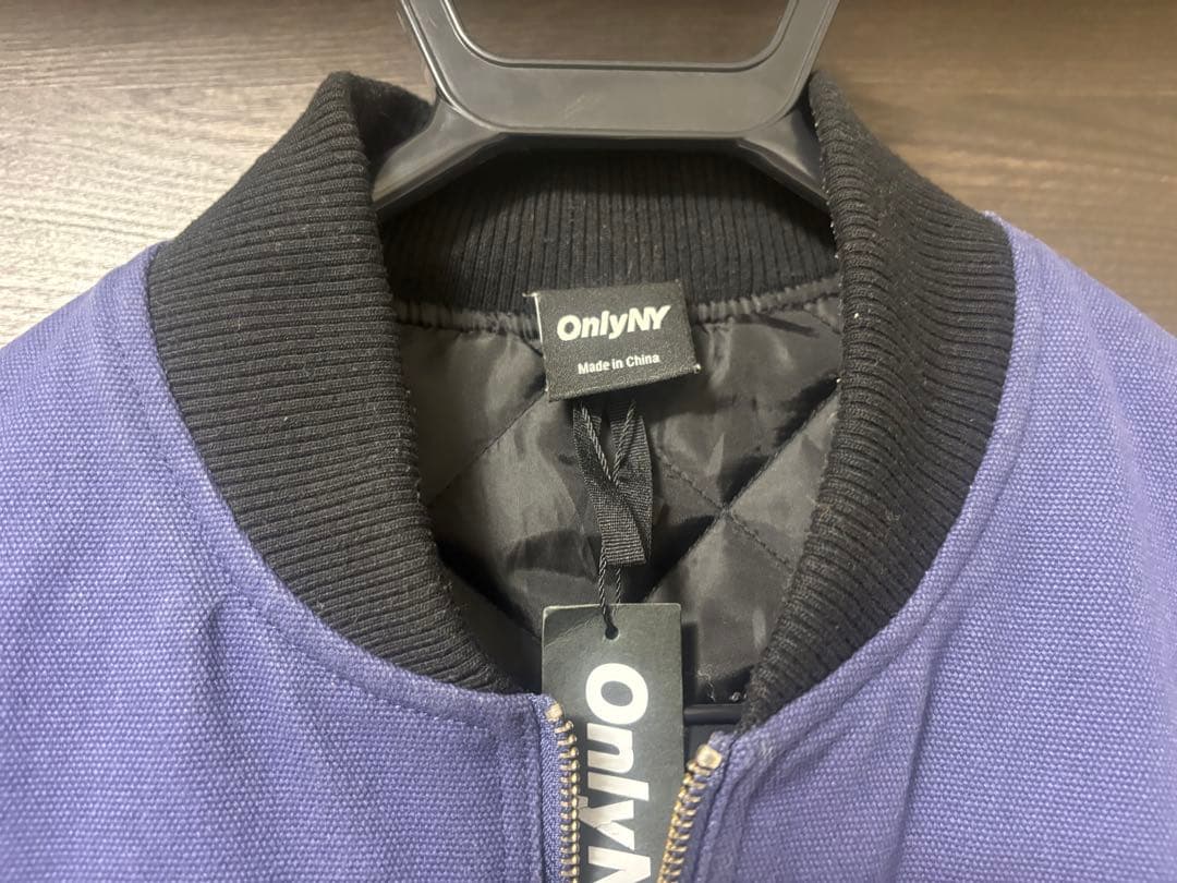 OnlyNY ネイビー ベスト WE MOVE NEW YORK