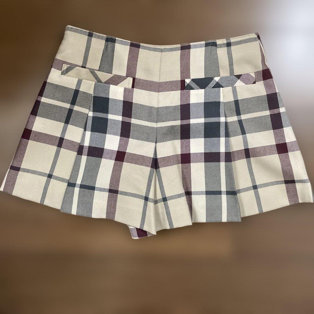 <ネコ>BURBERRY BLUE LABEL チェックキュロット