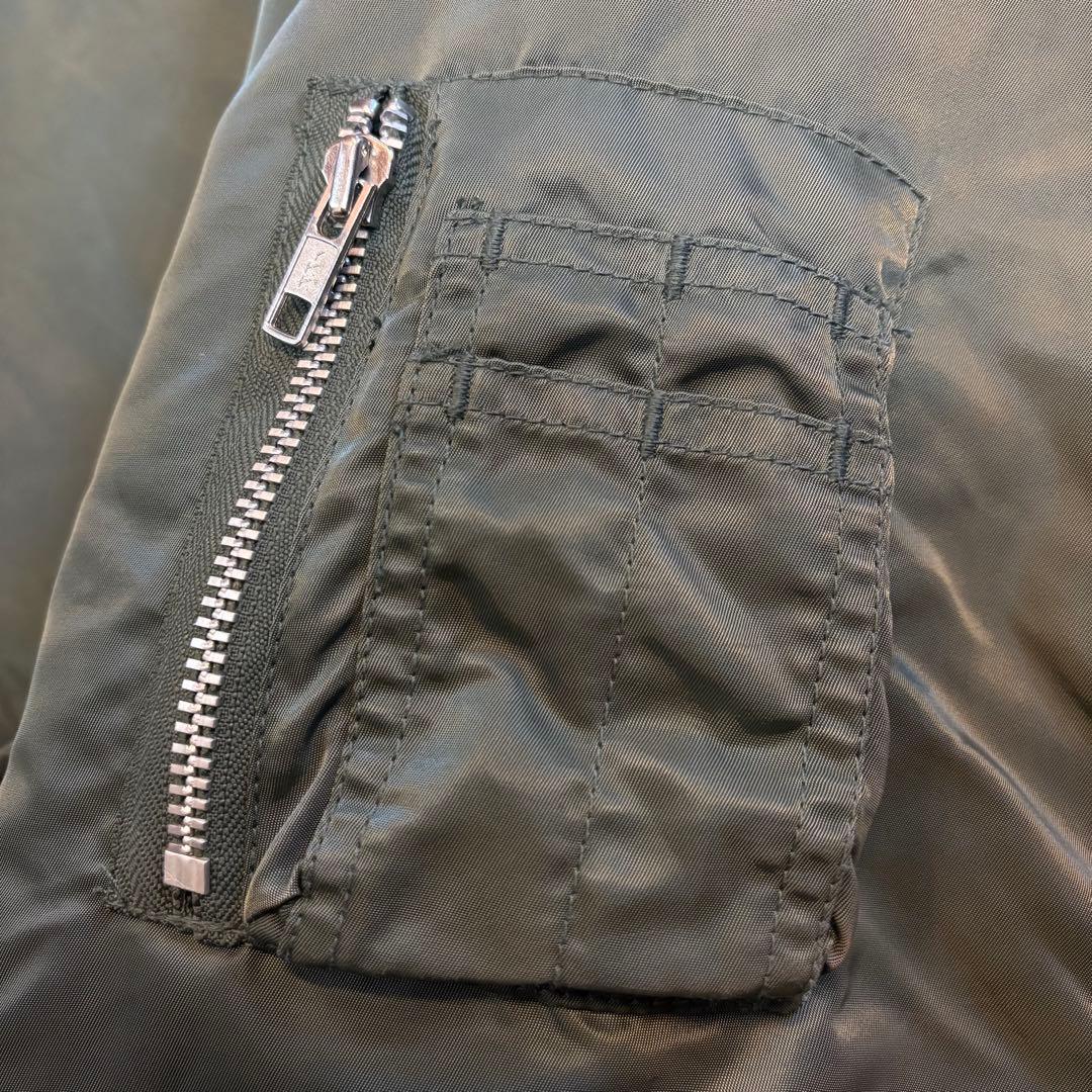 OLD UNIQLO MA-1 フライトジャケット オリーブグリーン