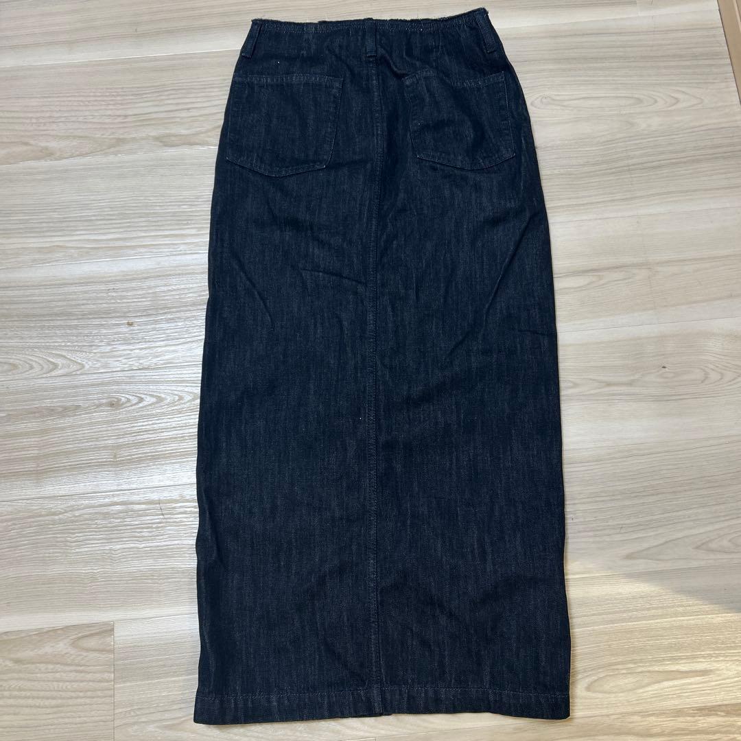 DENIM MAXI PENCIL ロングデニムスカート　マウジー