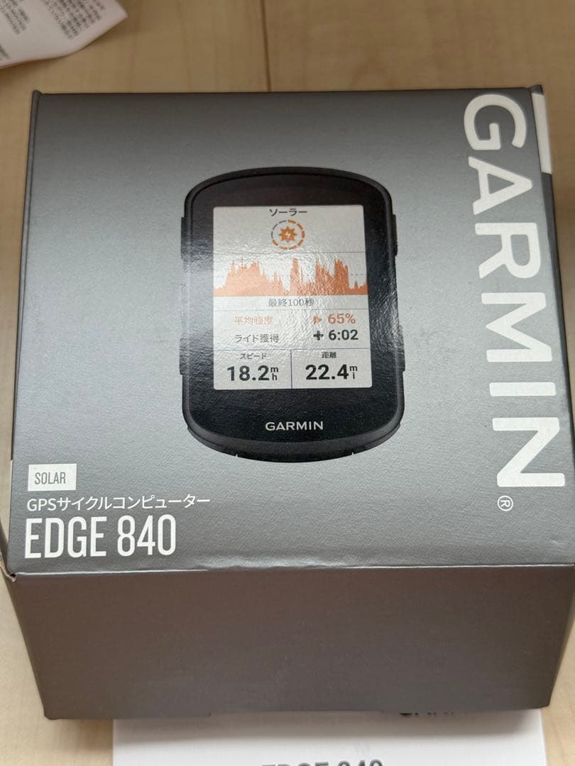 【美品】Garmin ガミン Edge 840 Solar