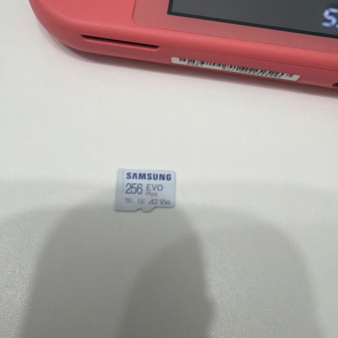 【256GB SD/充電器他付き】Switch Lite コーラル ピンク