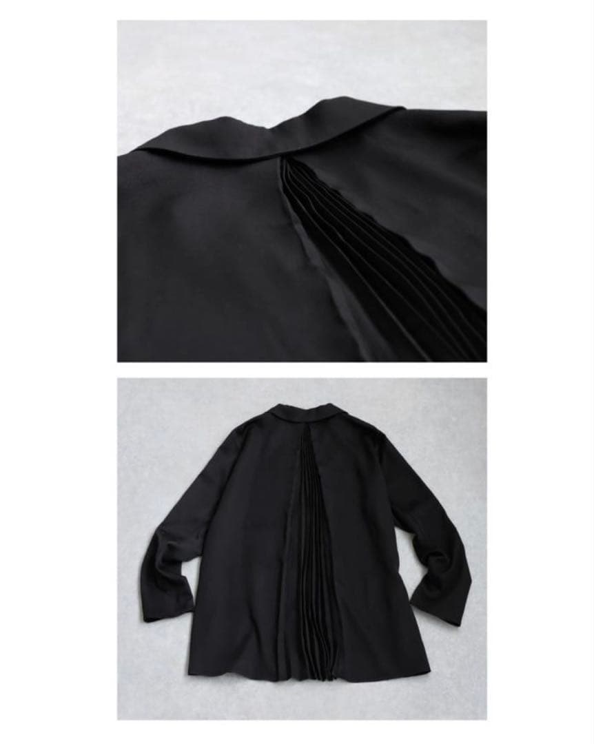 アンティカ　アシンメトリープリーツジャケット　新品