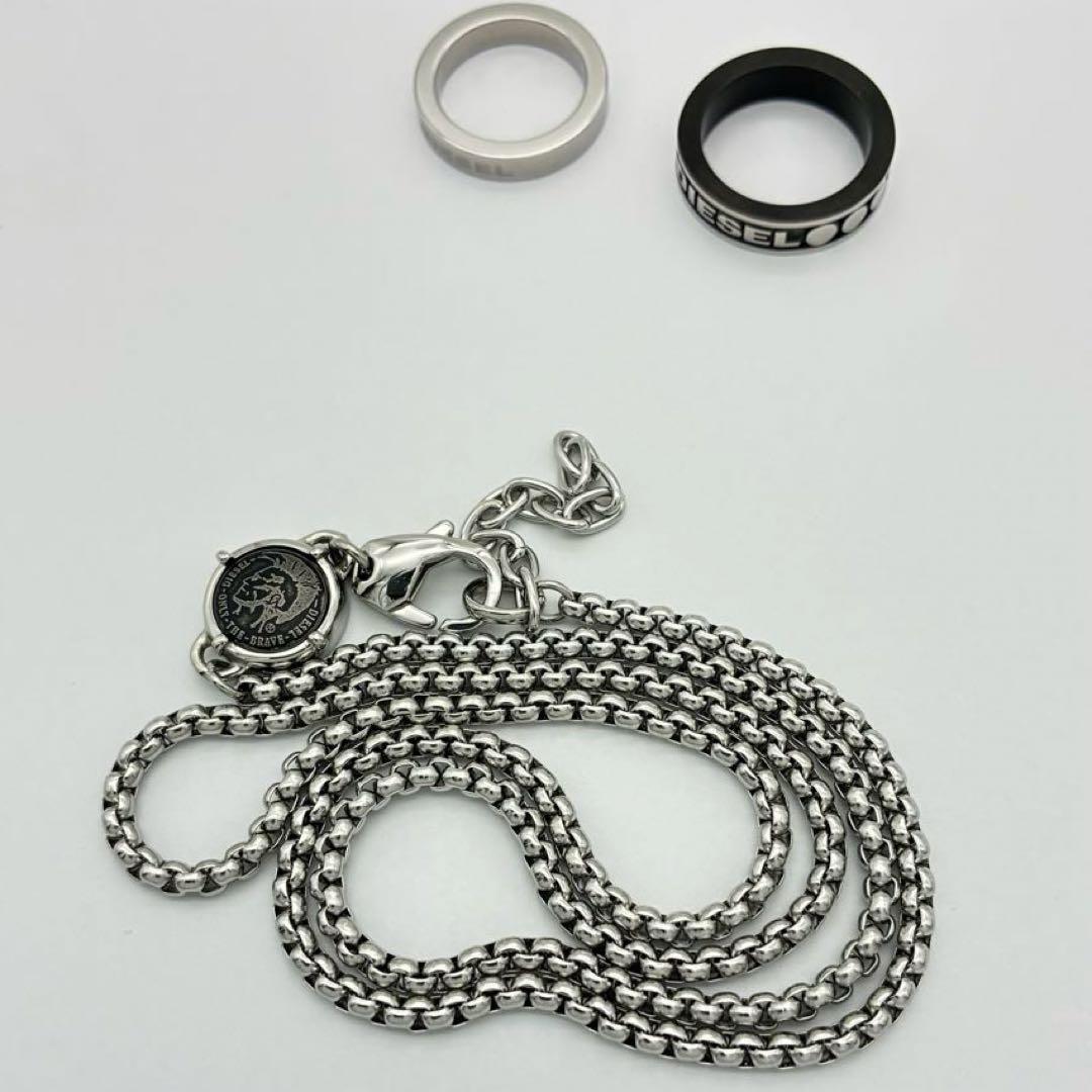DIESEL ダブルリング ネックレス