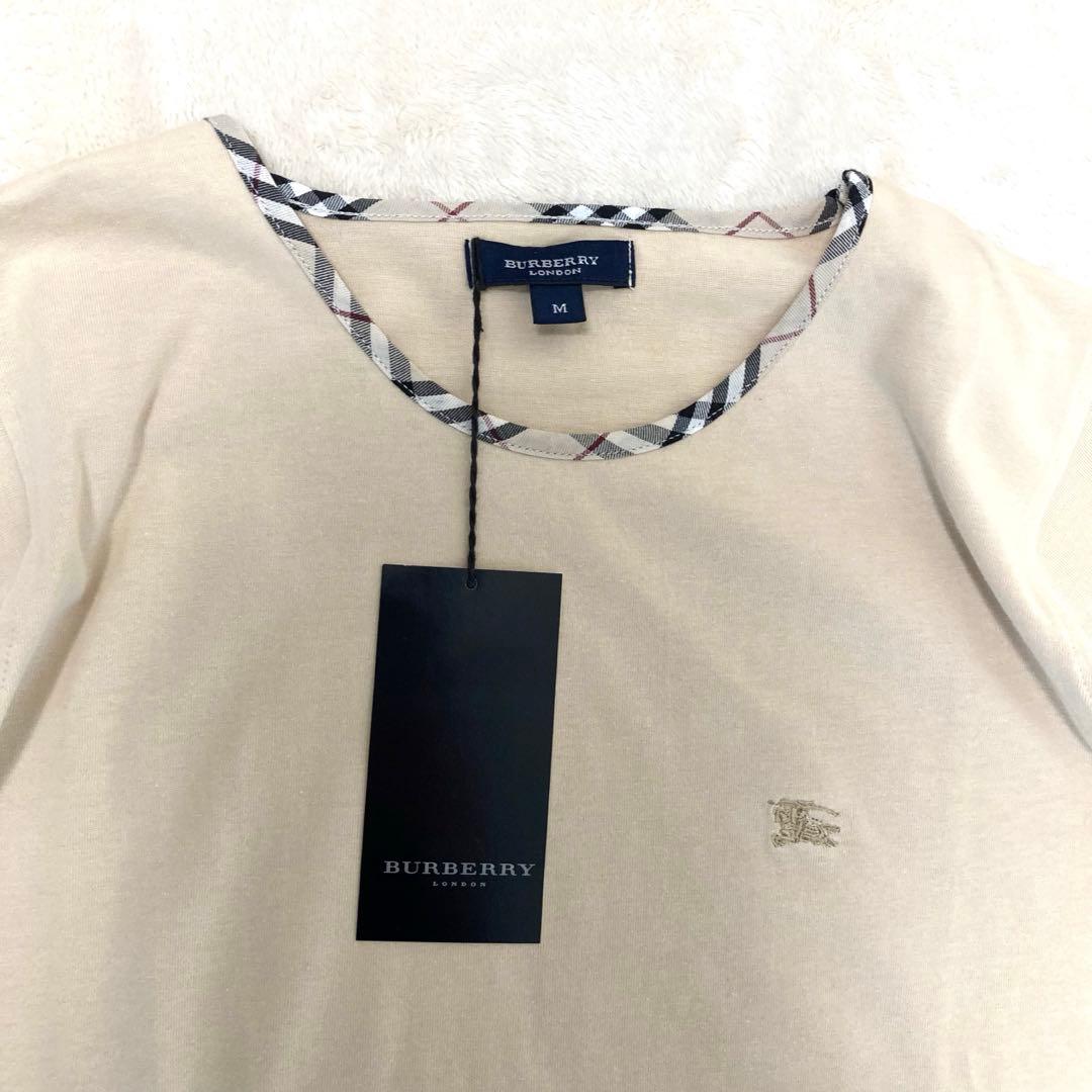 Burberry ベージュ 半袖Tシャツ M 新品未使用 タグ付き ノバチェック