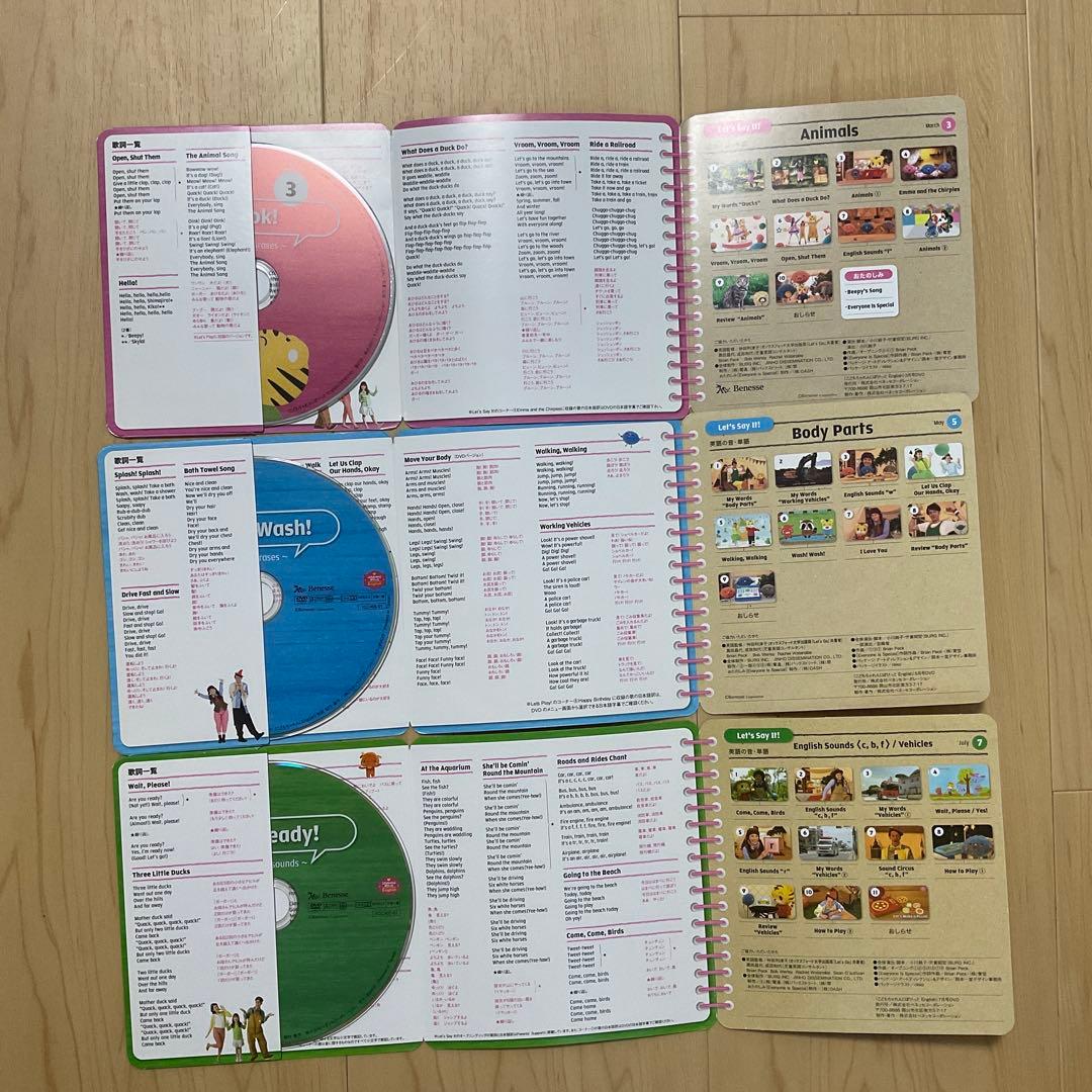 こどもちゃれんじぽけっとEnglish DVD １年分フルセット　６枚セット