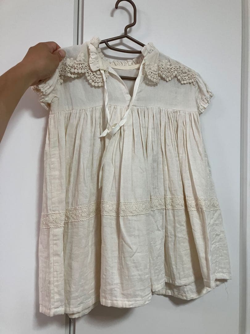 woodwoodwood ハンドメイドワンピース　90cm