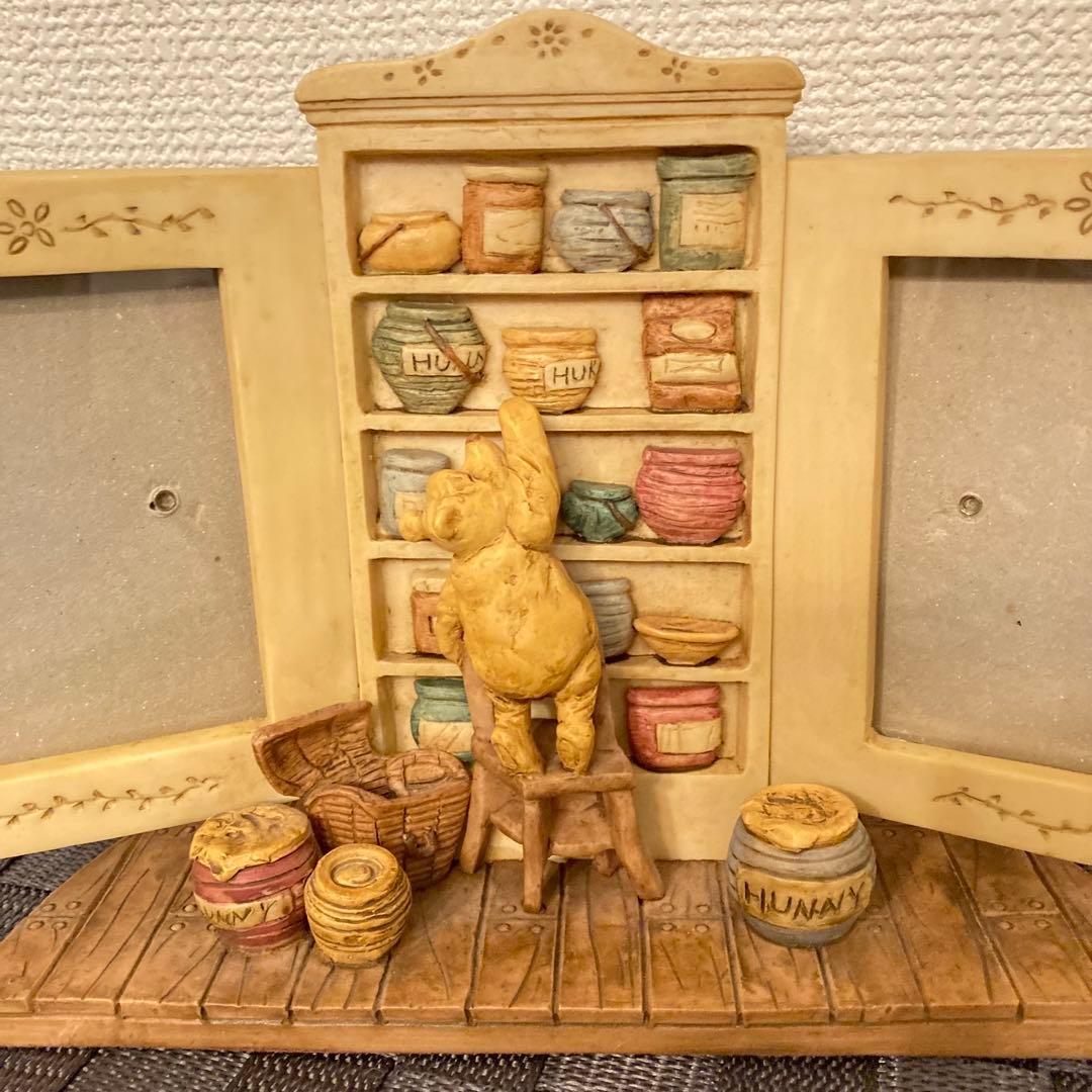 【希少】classic Pooh クラシックプー♪フィギャア　フォトフレーム