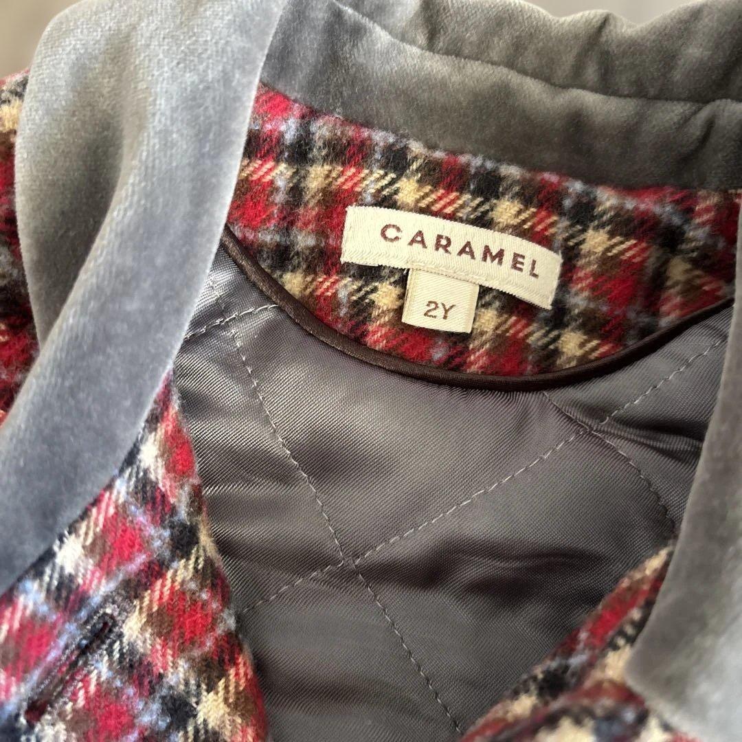 2y CARAMEL チェックコート
