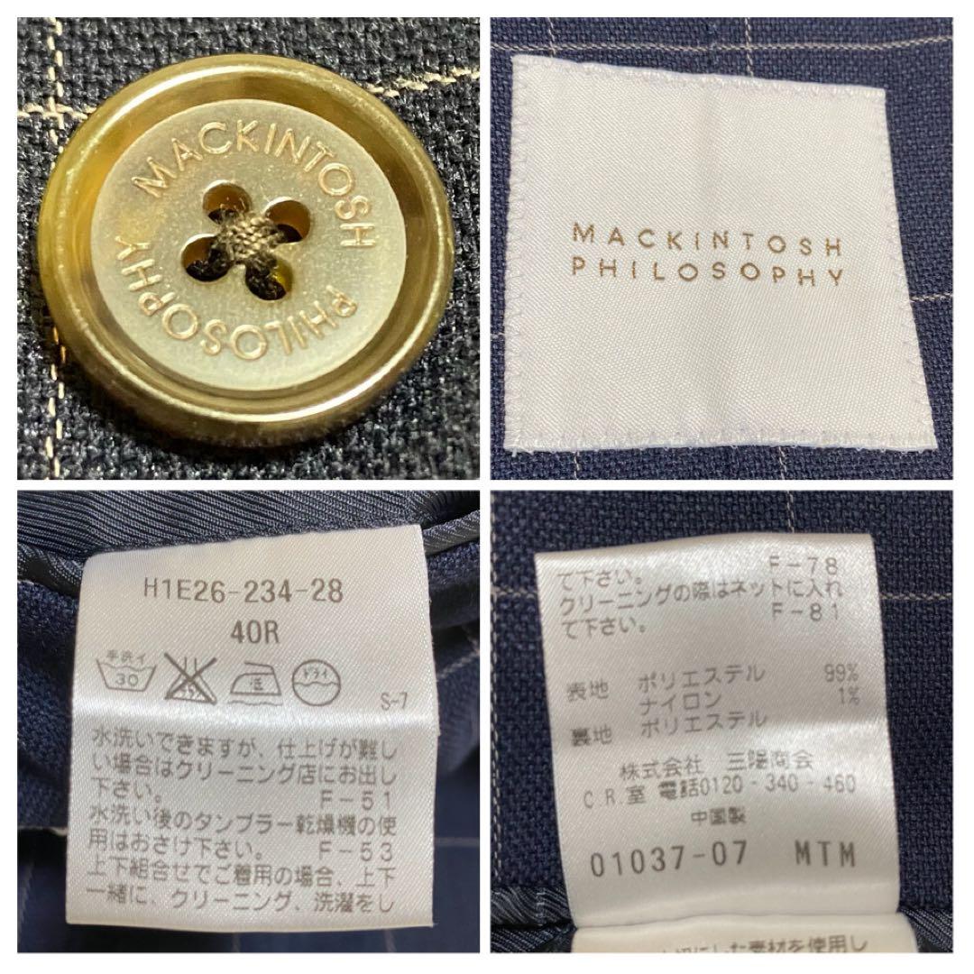【美品✨】マッキントッシュフィロソフィー トロッター テーラードジャケット L