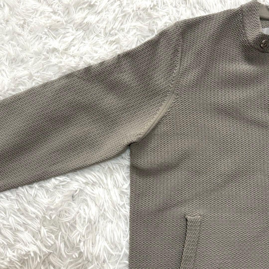 ◎極美品 デザインワークス リンクス柄 ダブルジップ ニット ライダース M