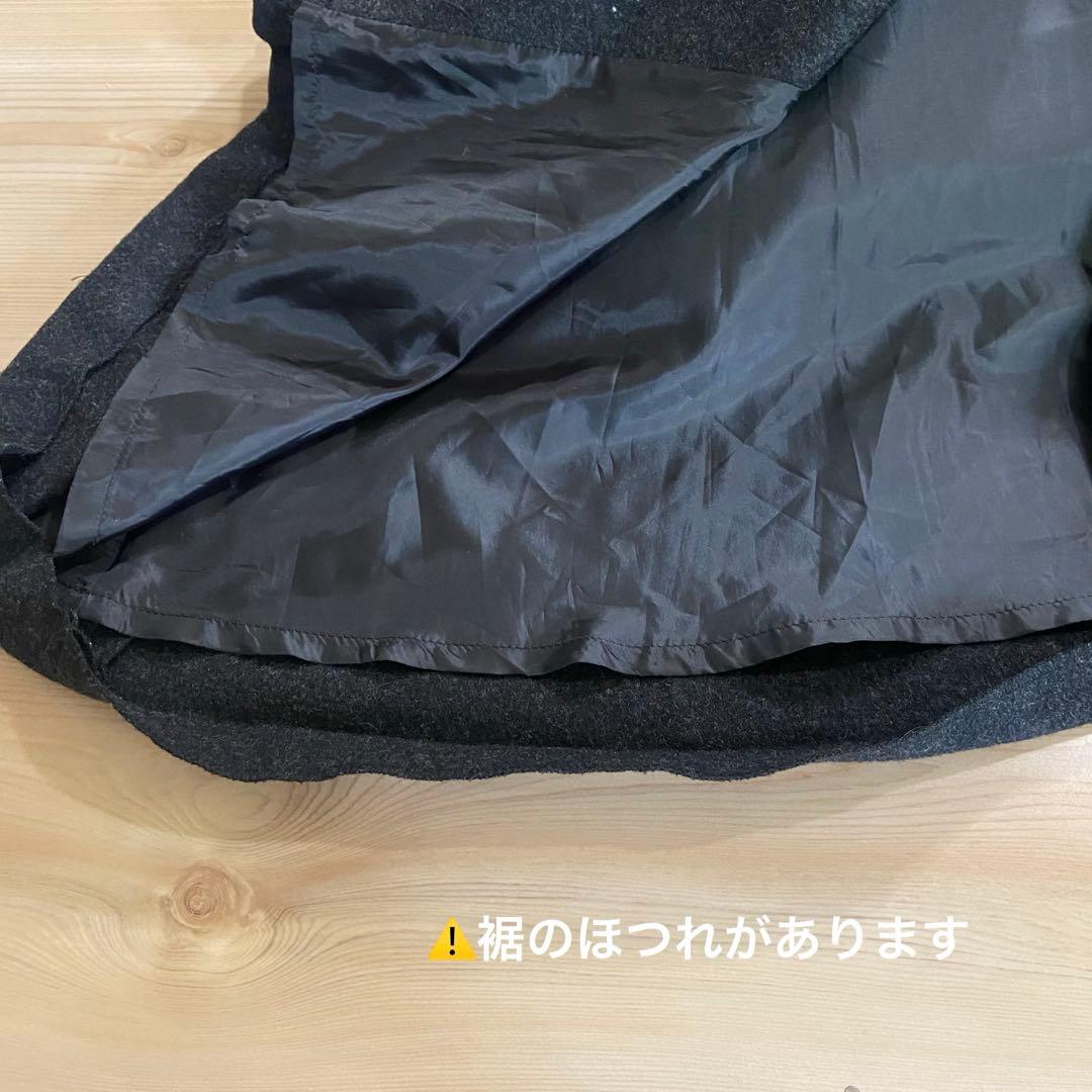 【PEACE NOW 】日本製　ロングコート　ダブルプレスト　ウール100% M
