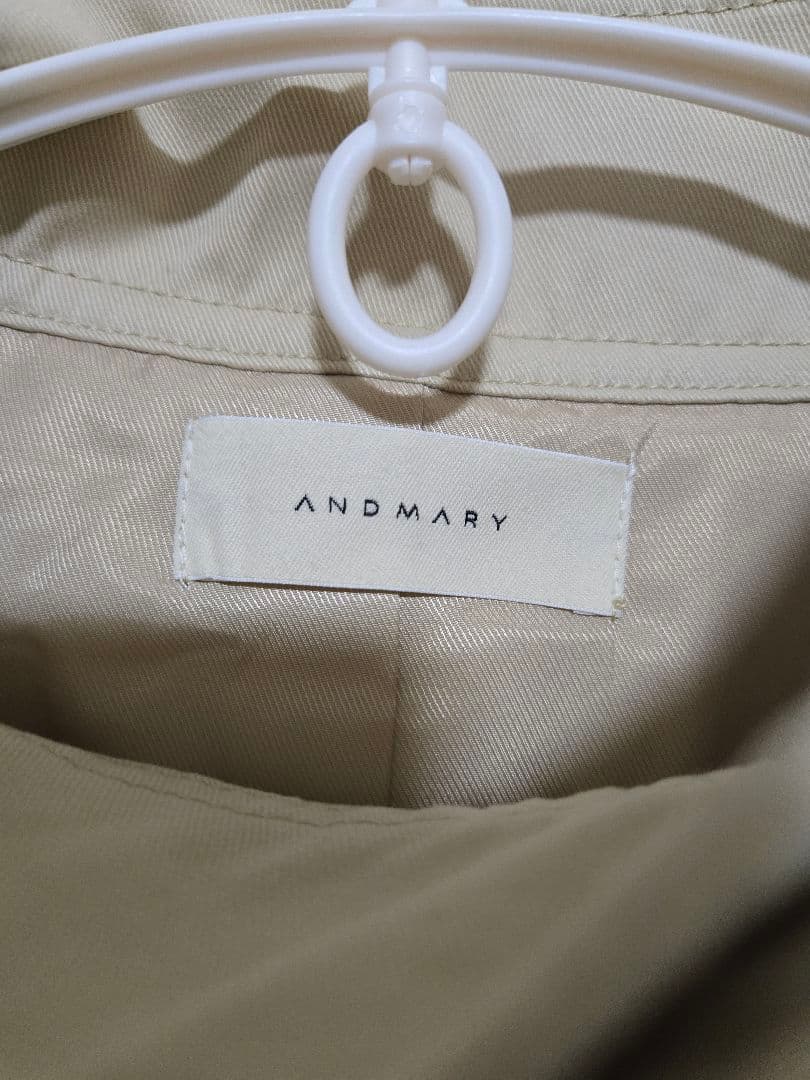 週末価格 andmary Blair trench jacket