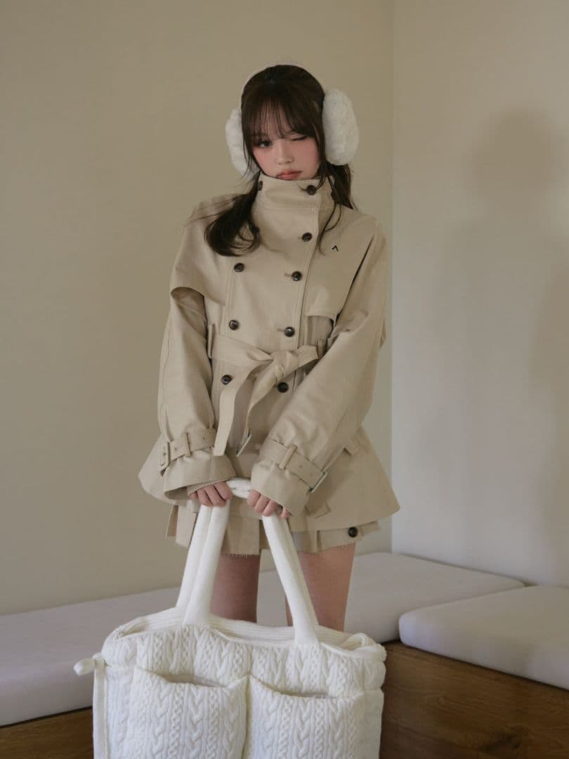 週末価格 andmary Blair trench jacket