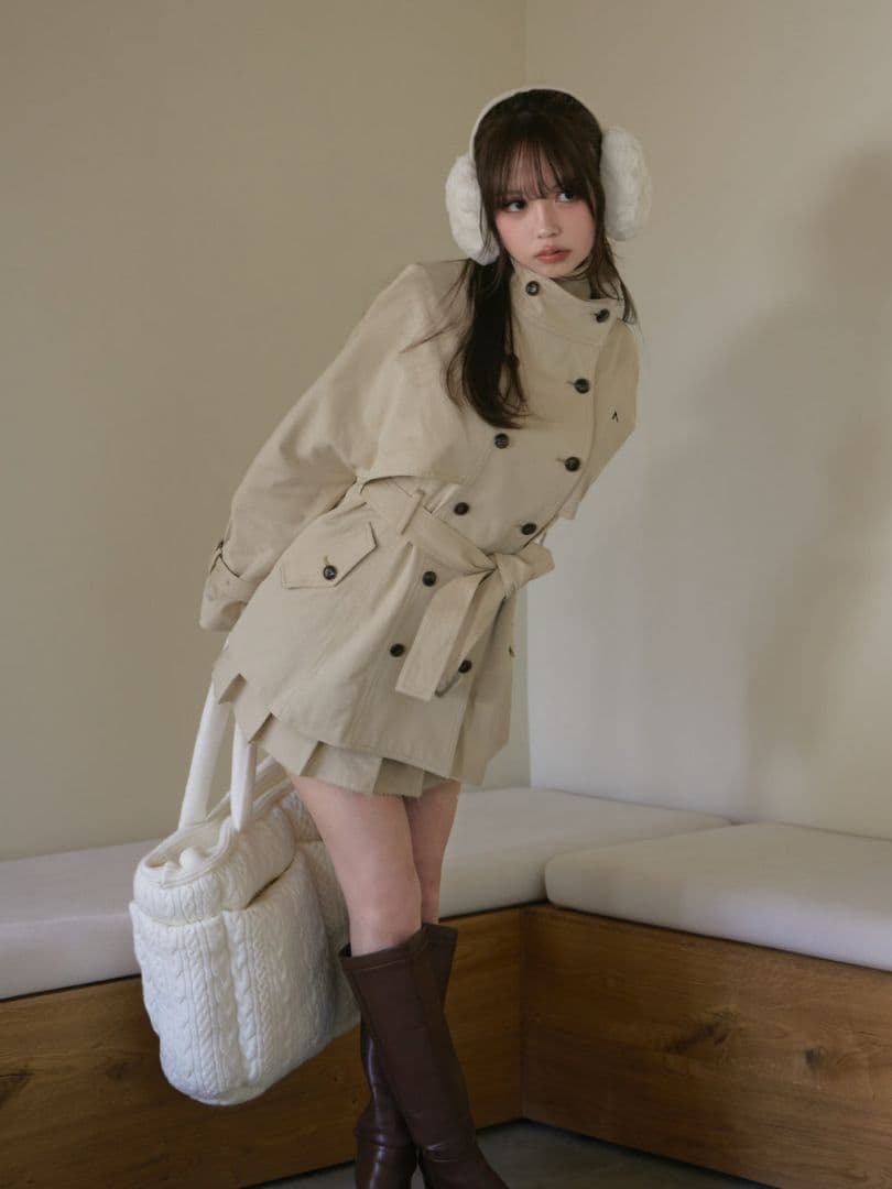 週末価格 andmary Blair trench jacket