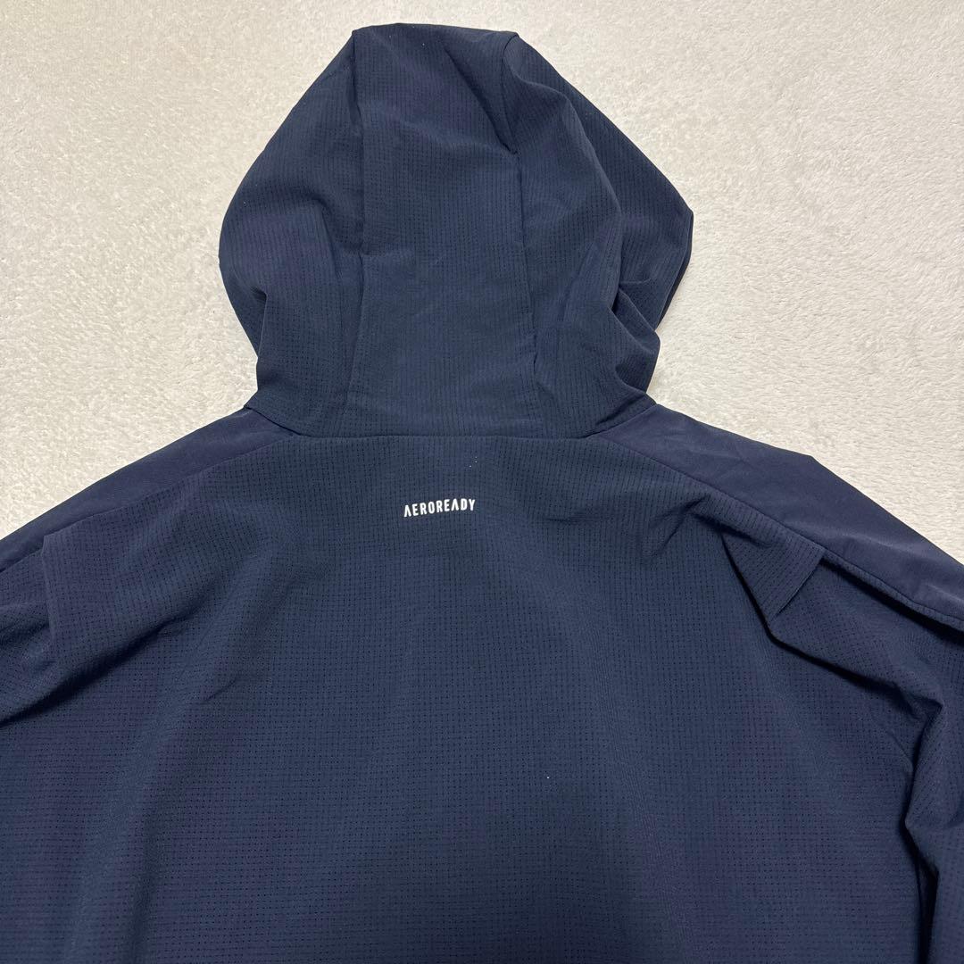 美品 アディダス ナイロンセットアップ ジャケット 2XL ウィンブレ 裏地付