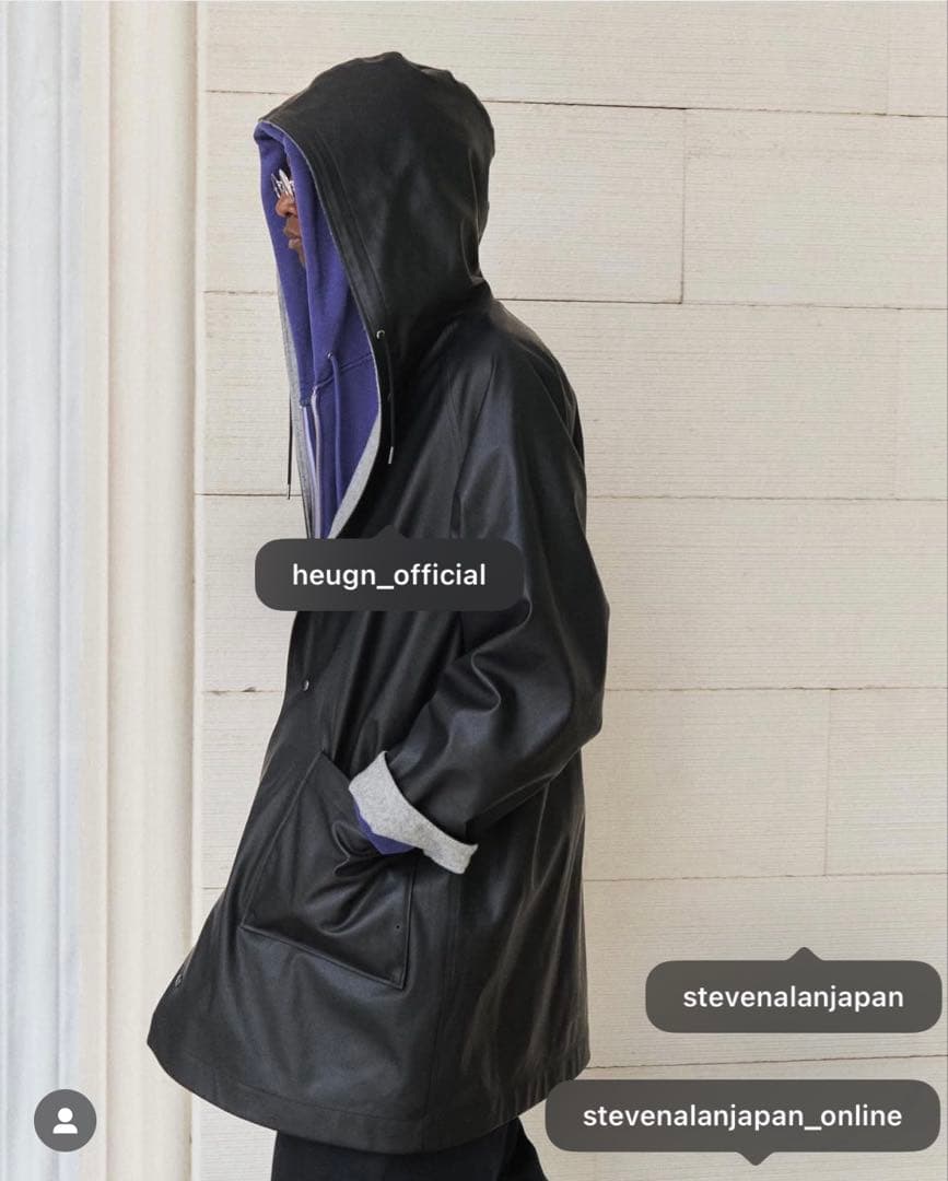 わ*し様 HEUGN for steven alan 別注　ロングコート　ユーゲ