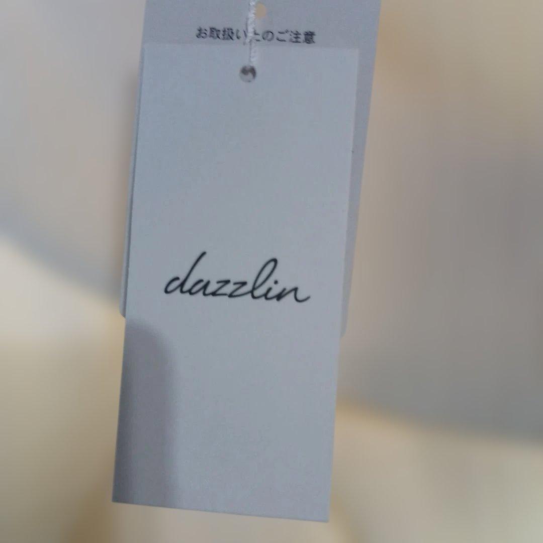 dazzlin　オフショルダー チェック柄 フレアスカート