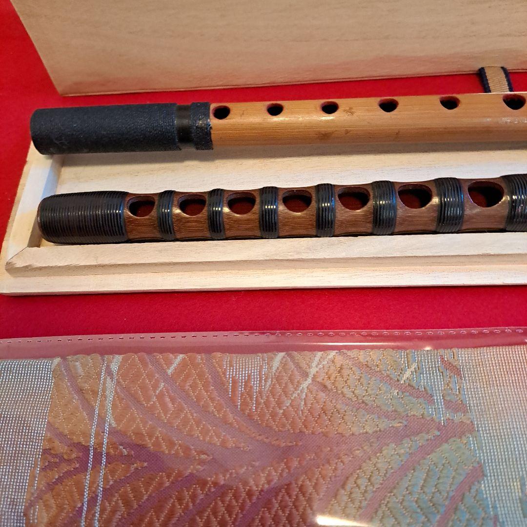 和楽器　龍笛と篠笛