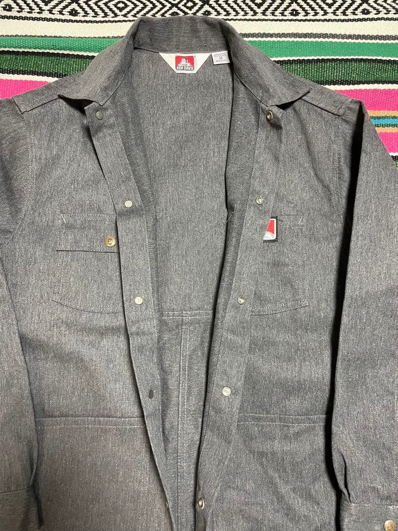 90s USA製 BEN DAVIS カバーオール 【US:Mサイズ】FJ