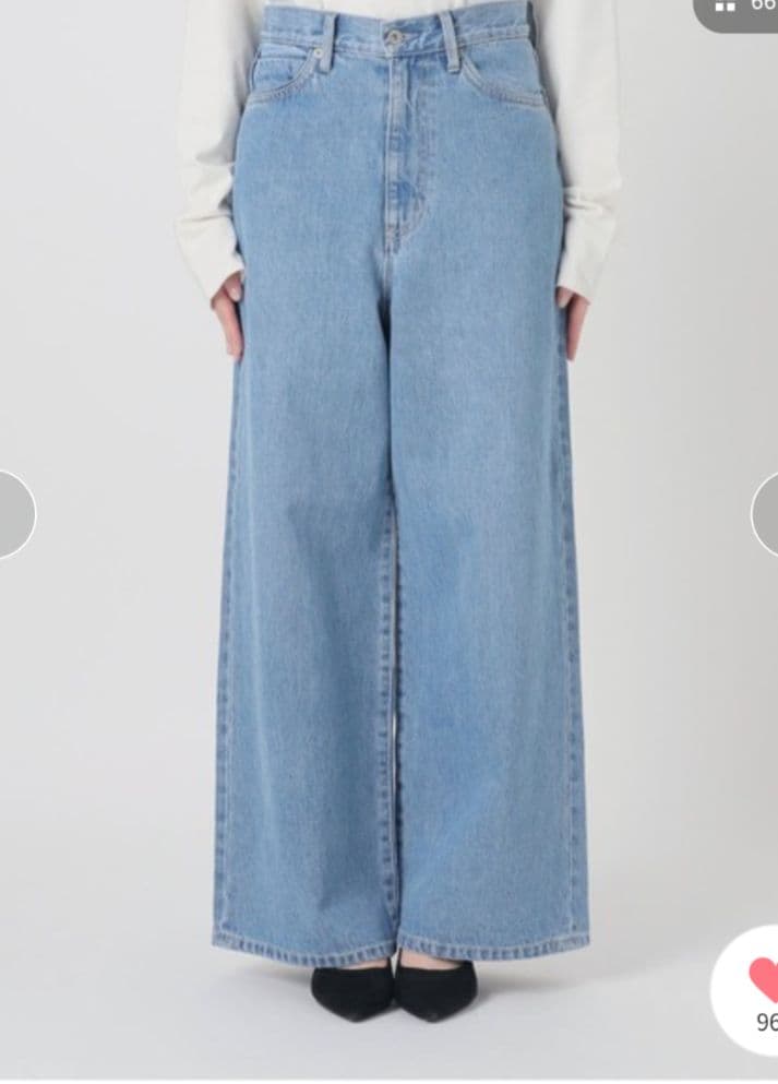SLOBE IENA LE DENIM バギーパンツ