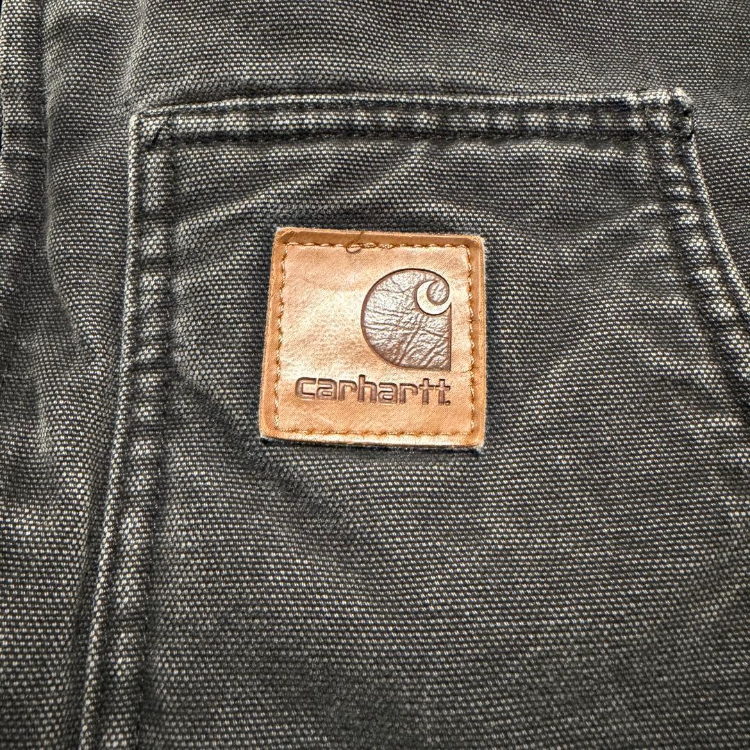ぽ*ら様 【Carhartt】90s サンドストーンリッジコート ブラック フェ