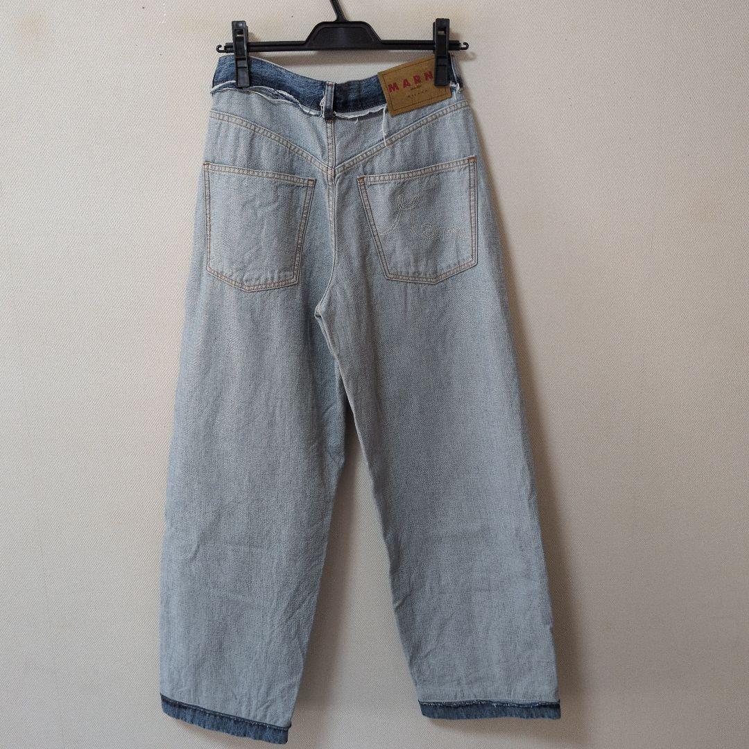 ✿マルニ　インサイドアウト　ストーンウォッシュコットンデニム✿　美品