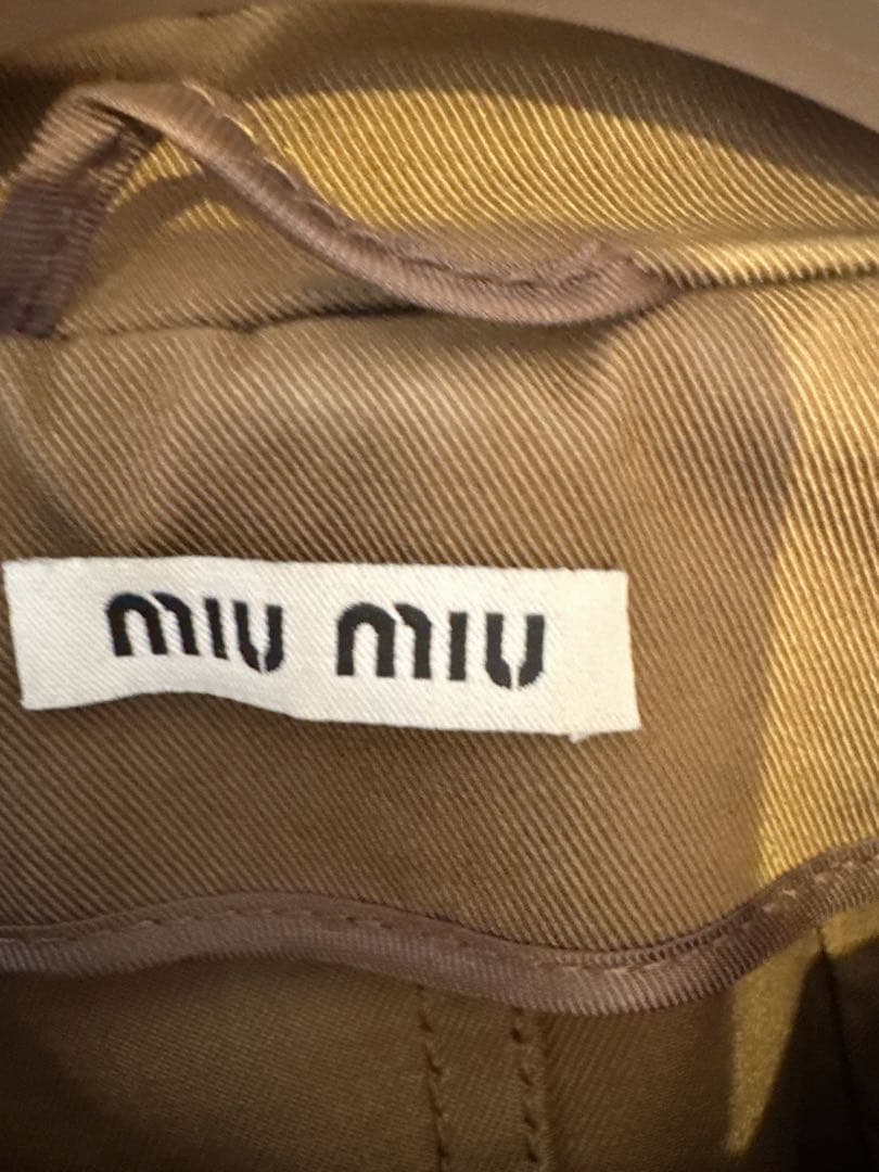 MIU MIU コットンショートコート36サイズ