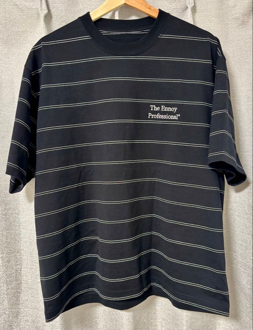 ENNOY/エンノイ　Panel Border S/S T-shirt 未使用