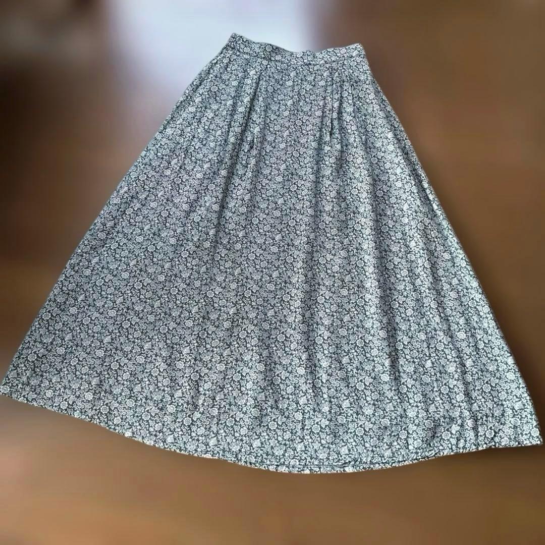 美品★北欧暮らしの道具店 ★リバティプリントのロングスカート
