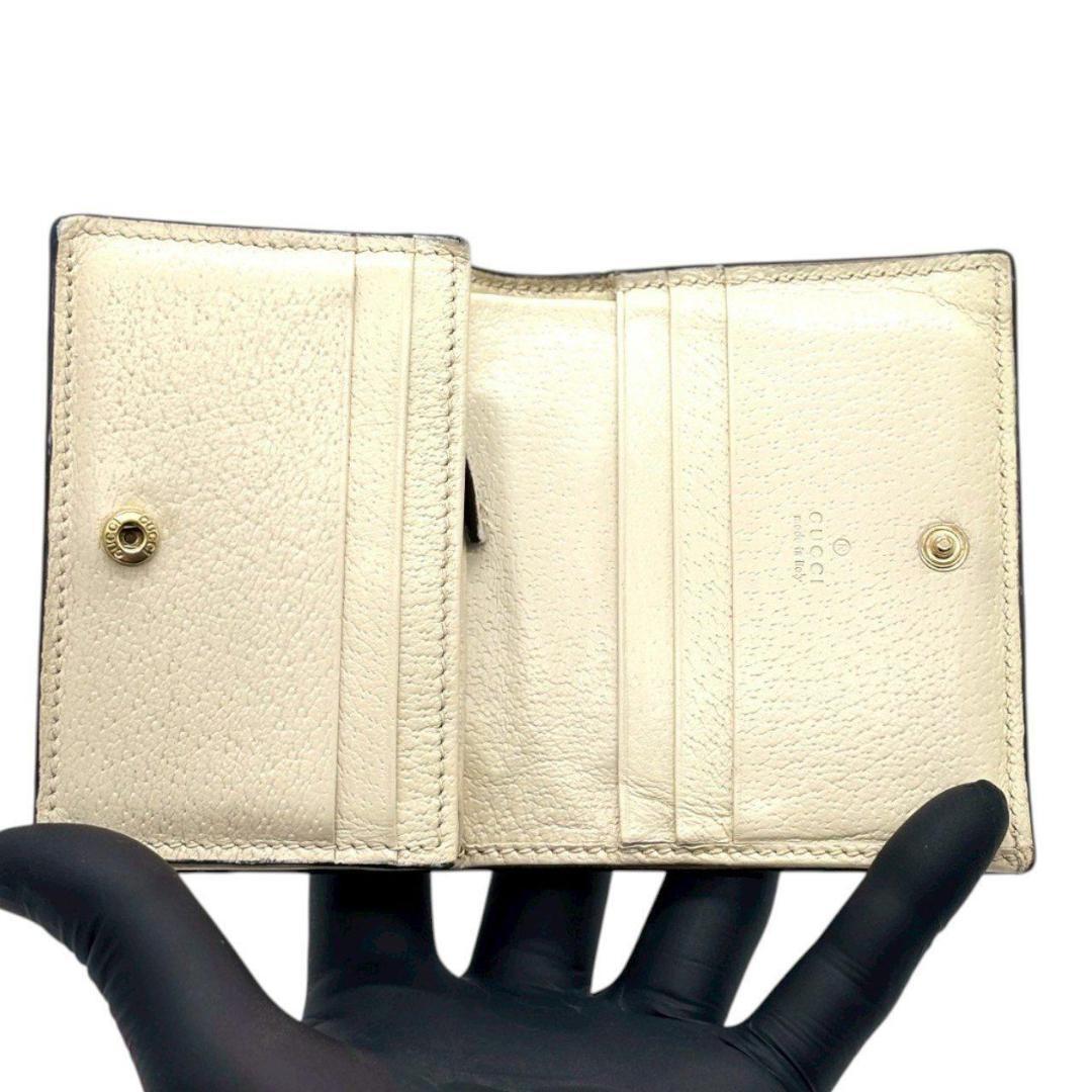 え*⚠様 良品✨ グッチ 二つ折り財布 オフィディア GGスプリーム シェリーラ
